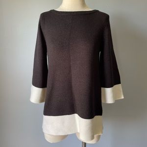 vintage mod style black and white tunic shirt dress